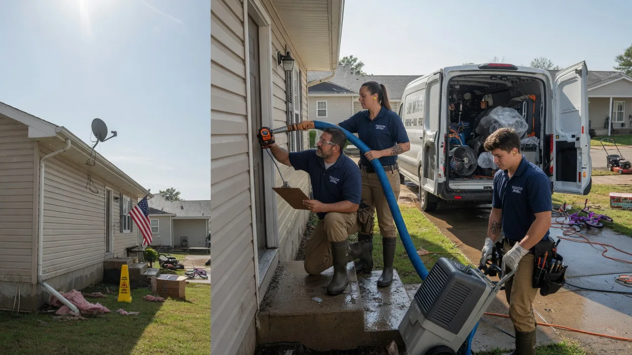 Ceiling Water Damage Restoration in Harvard, ID near me